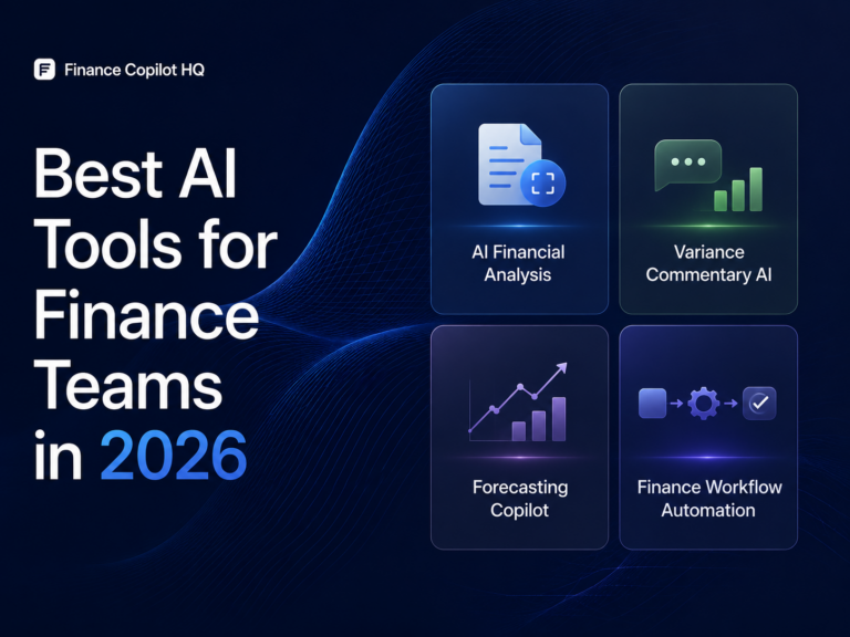 Best AI Tools for Finance Teams in 2026