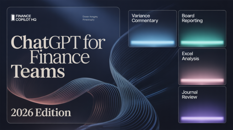 ChatGPT for Finance Teams