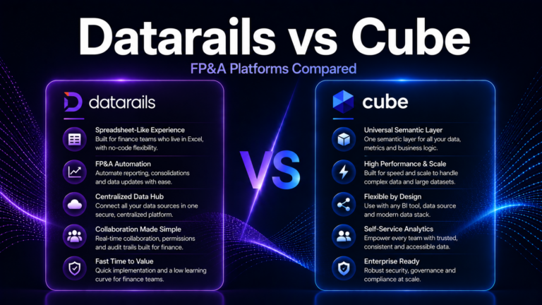 Datarails vs Cube (2026): Which FP&A Platform Is Best?