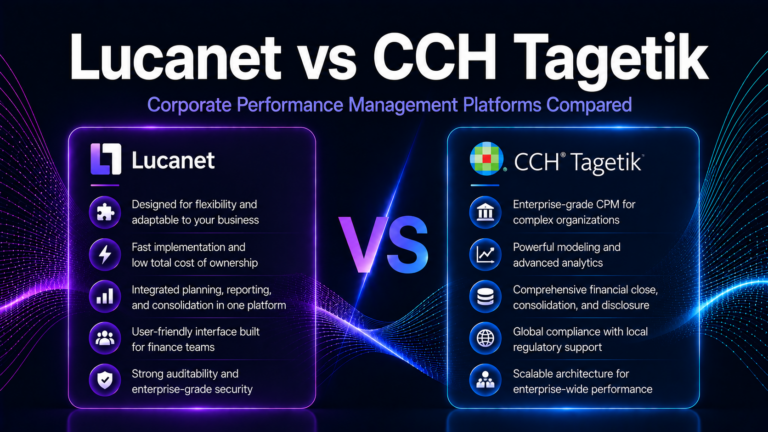 Lucanet vs CCH Tagetik (2026): Which Consolidation Platform Is Best?