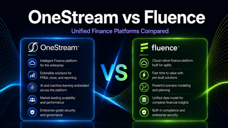 OneStream vs Fluence (2026): Which Consolidation Platform Is Best?