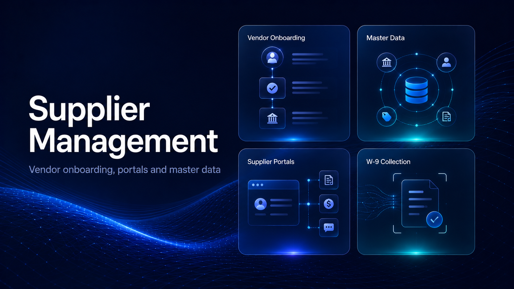 Supplier Management and Vendor Onboarding Automation